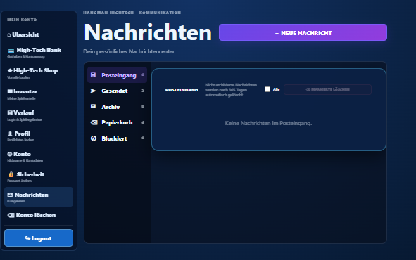 Live-Screenshot Nachrichtencenter