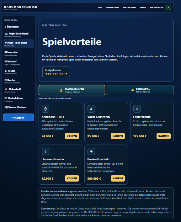 Live-Screenshot Shop